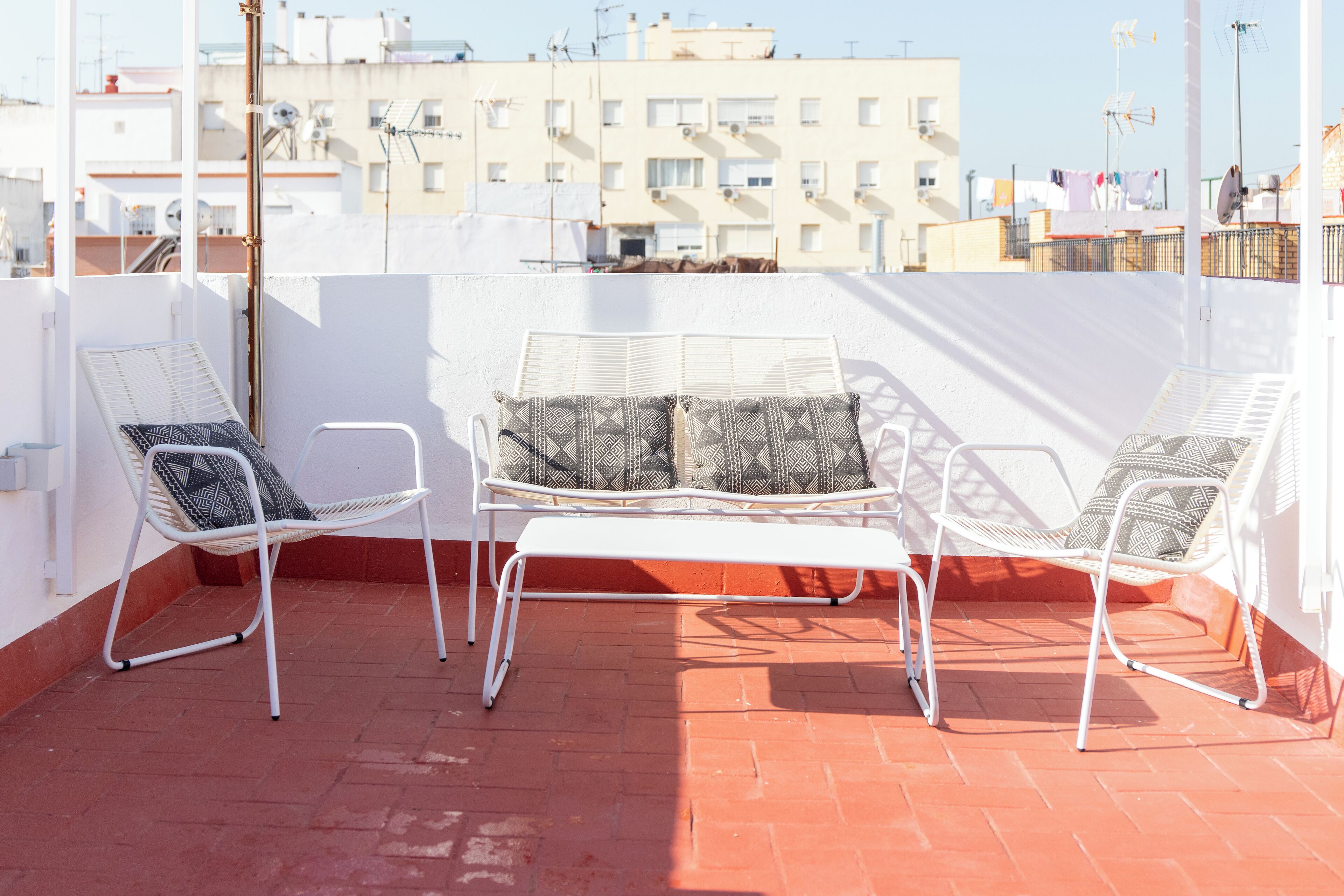 Terraza en la azotea