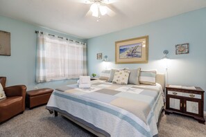 2 makuuhuonetta, silitysrauta/-lauta, ilmainen Wi-Fi, vuodevaatteet