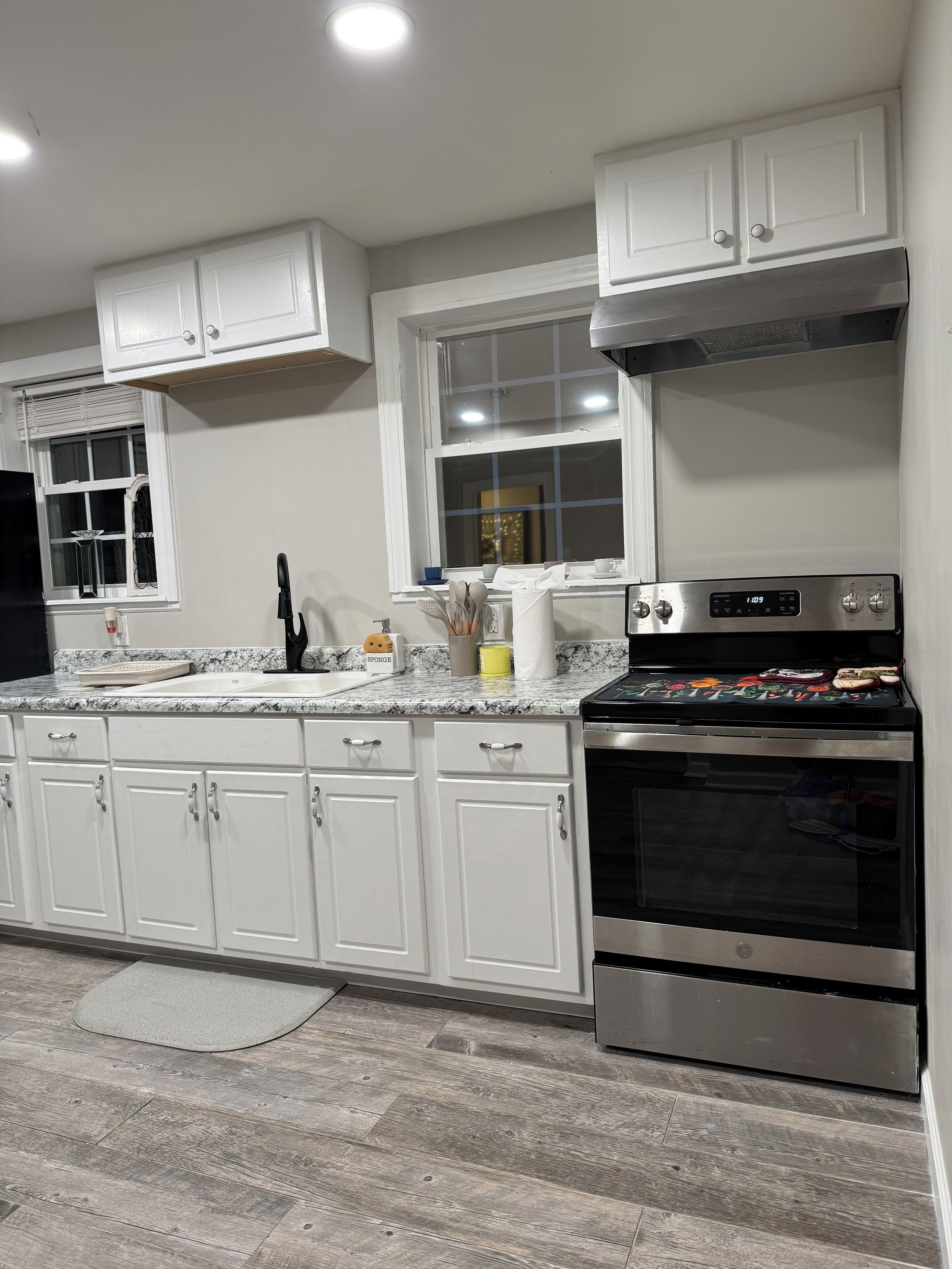 Microwave, oven, stovetop