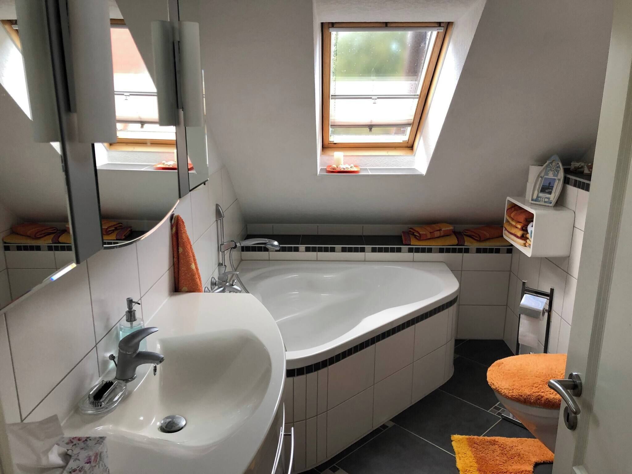 Apartment, 2 Schlafzimmer, barrierefrei, Terrasse | Badezimmer