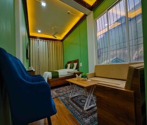 Phòng đôi Deluxe, quang cảnh núi | Truy cập Internet không dây miễn phí