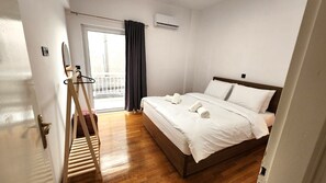2 bedrooms, premium bedding, individually furnished, laptop workspace