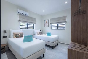 3 habitaciones, tabla de planchar con plancha, wifi y ropa de cama