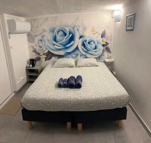 4 makuuhuonetta, silitysrauta/-lauta, Wi-Fi, vuodevaatteet