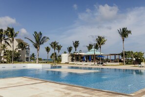 Apartment, 2 Bedrooms | Pool - New Casa Paradise Ocean View 2 Bedroom Apts (Playa del Carmen)