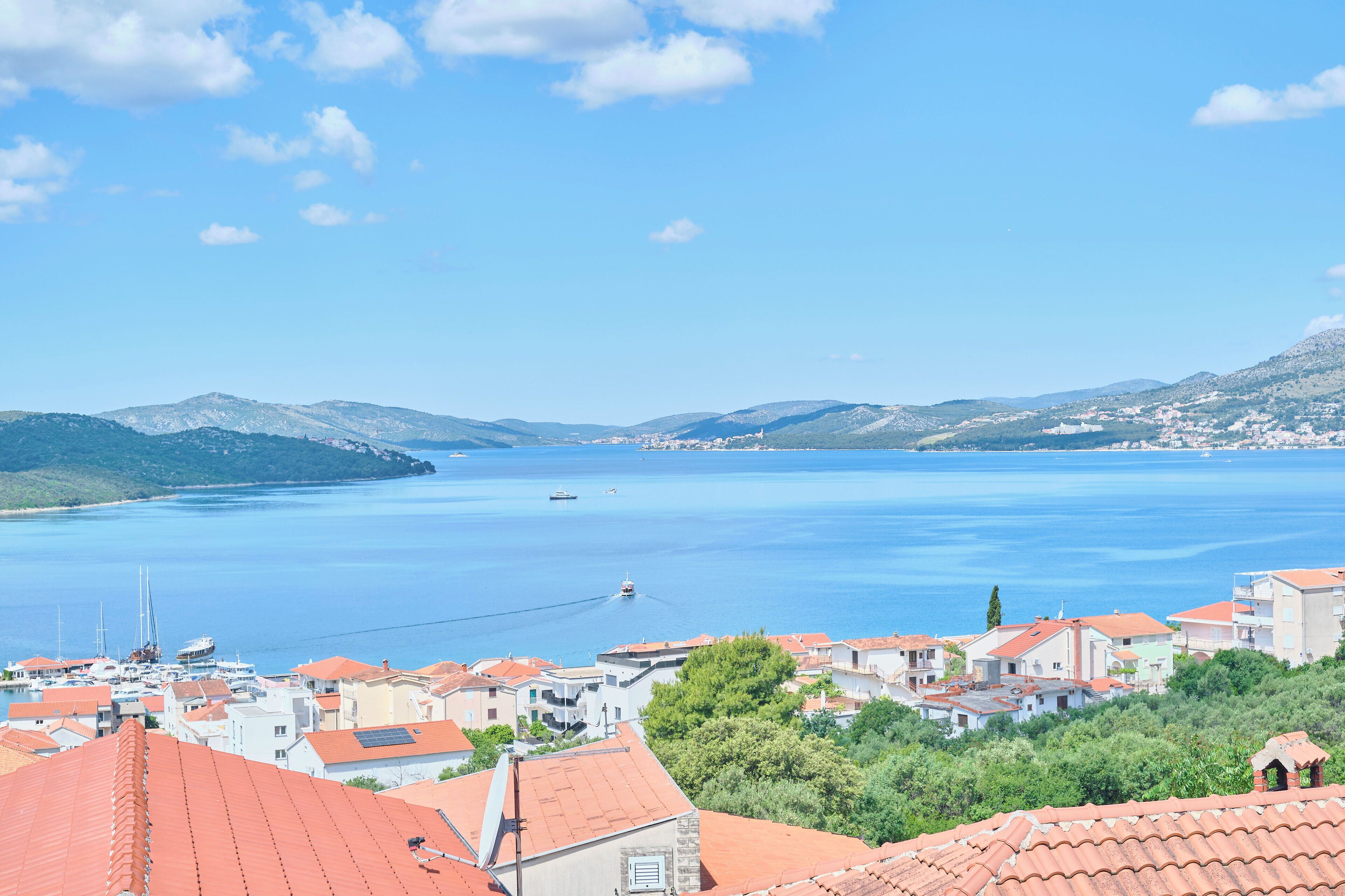 Blick von der Unterkunft