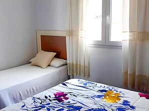 1 室のベッドルーム、アイロン / アイロン台、WiFi、ベッドシーツ