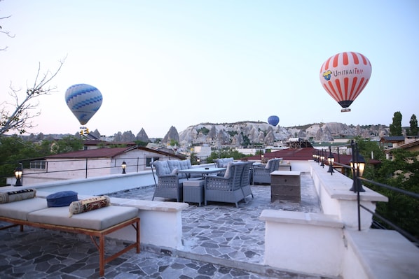 Vue depuis l’hébergement