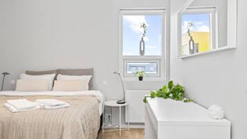 2 quartos, ferros/tábuas de passar roupa, Wi-Fi de cortesia