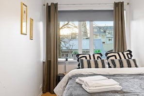 Desk, iron/ironing board, free WiFi, bed sheets