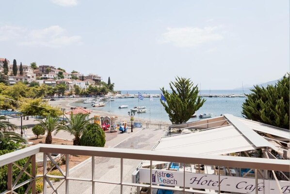 Superior Suite, Balcony, Sea View | Terrace/patio - Astros Beach Boutique Hotel (Paralio Astros)