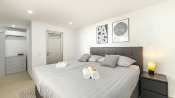7 habitaciones, cunas y ropa de cama