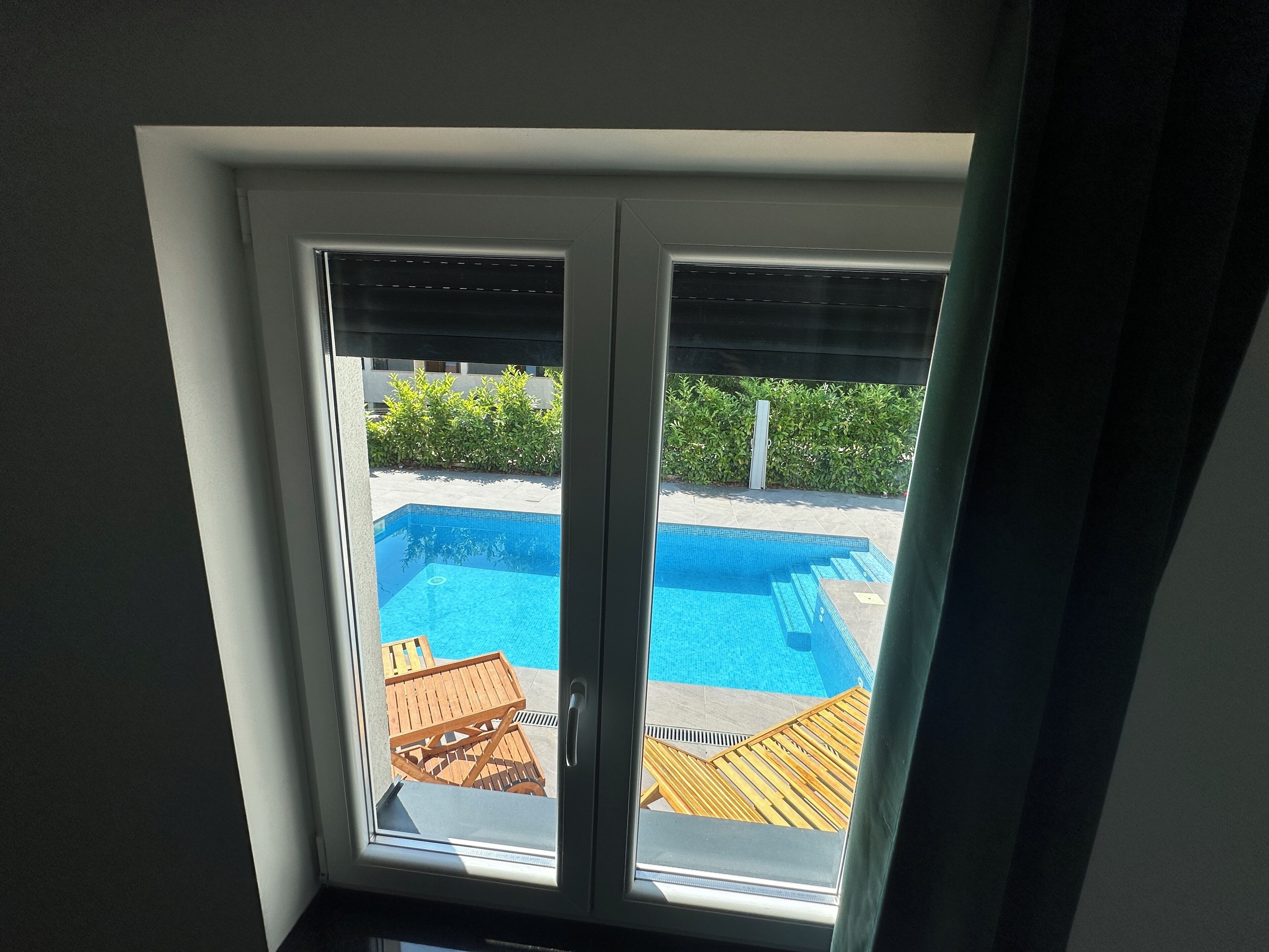 Piscine extérieure, piscine chauffée