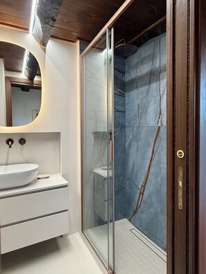 公寓, 阳台, 海景 | 浴室