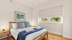 5 bedrooms, iron/ironing board, travel cot, WiFi