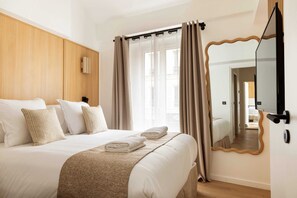 5 chambres, fer et planche Ă repasser, Wi-Fi, draps fournis