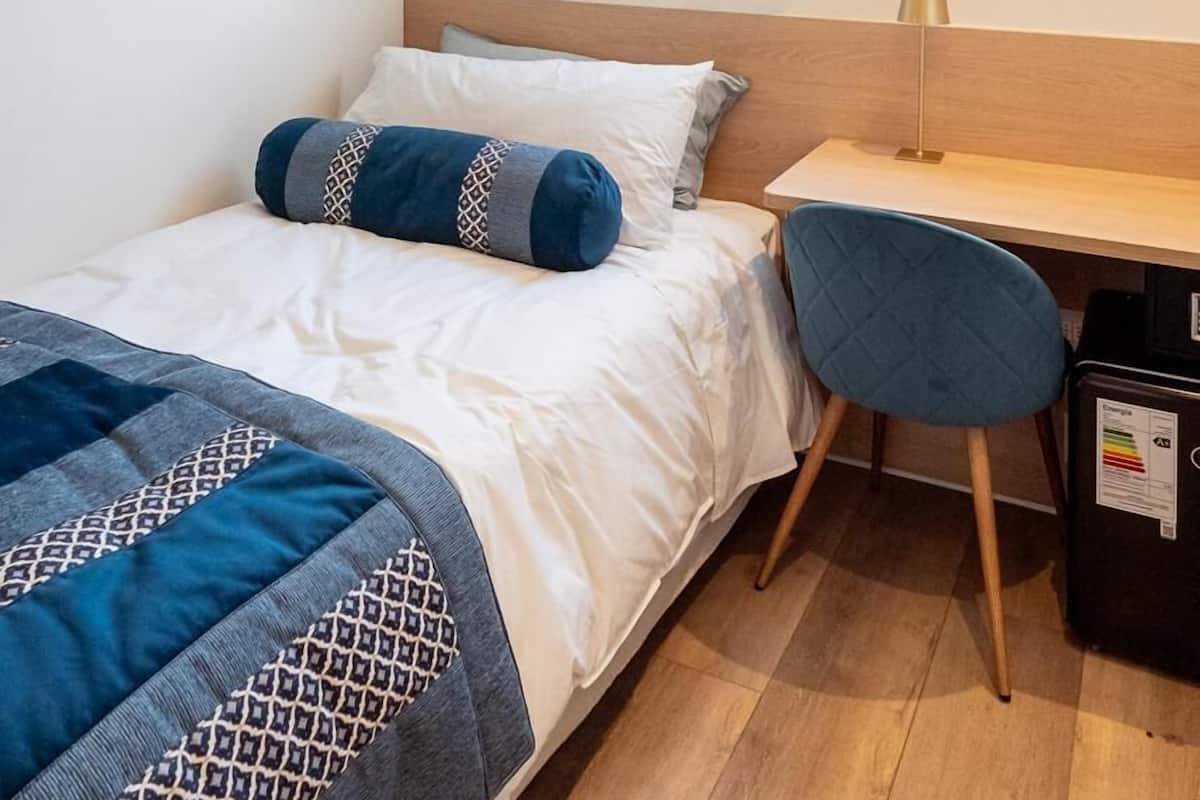 In-room safe, desk, laptop workspace, blackout curtains