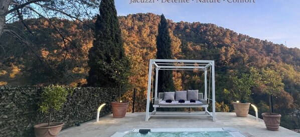 Pool - T2 air-conditioned + jacuzzi & parking - Domaine Baccia Donna Nice/Monaco (La Trinité)
