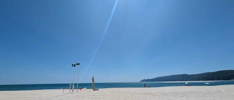 On the beach