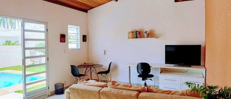 Smart TV, books, music library