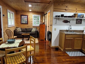 Living area - Lansing,  North Carolina Appalachian Solar Powered Cabin Paradise (Lansing)