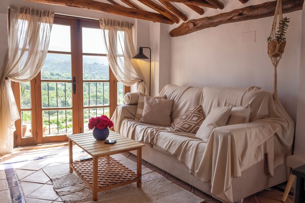 TV connectée, cheminée