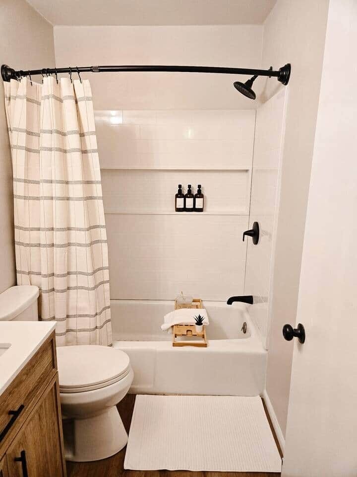 Shower, hair dryer