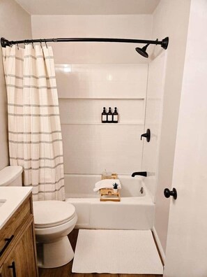 Shower, hair dryer