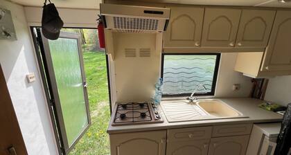 Nice 2-bedroom mobile home in a charming natural place, 1h drive from Warsaw