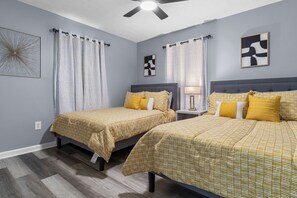 3 bedrooms, iron/ironing board, WiFi, bed sheets