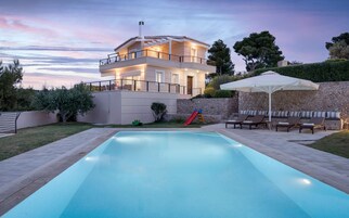 Family Villa, Sea View | Private pool