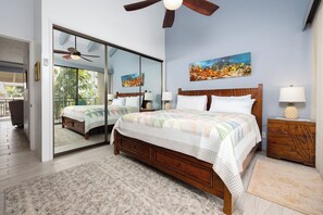 2 bedrooms, free WiFi, bed sheets, wheelchair access - Ocean view with Loft (Kailua-Kona)