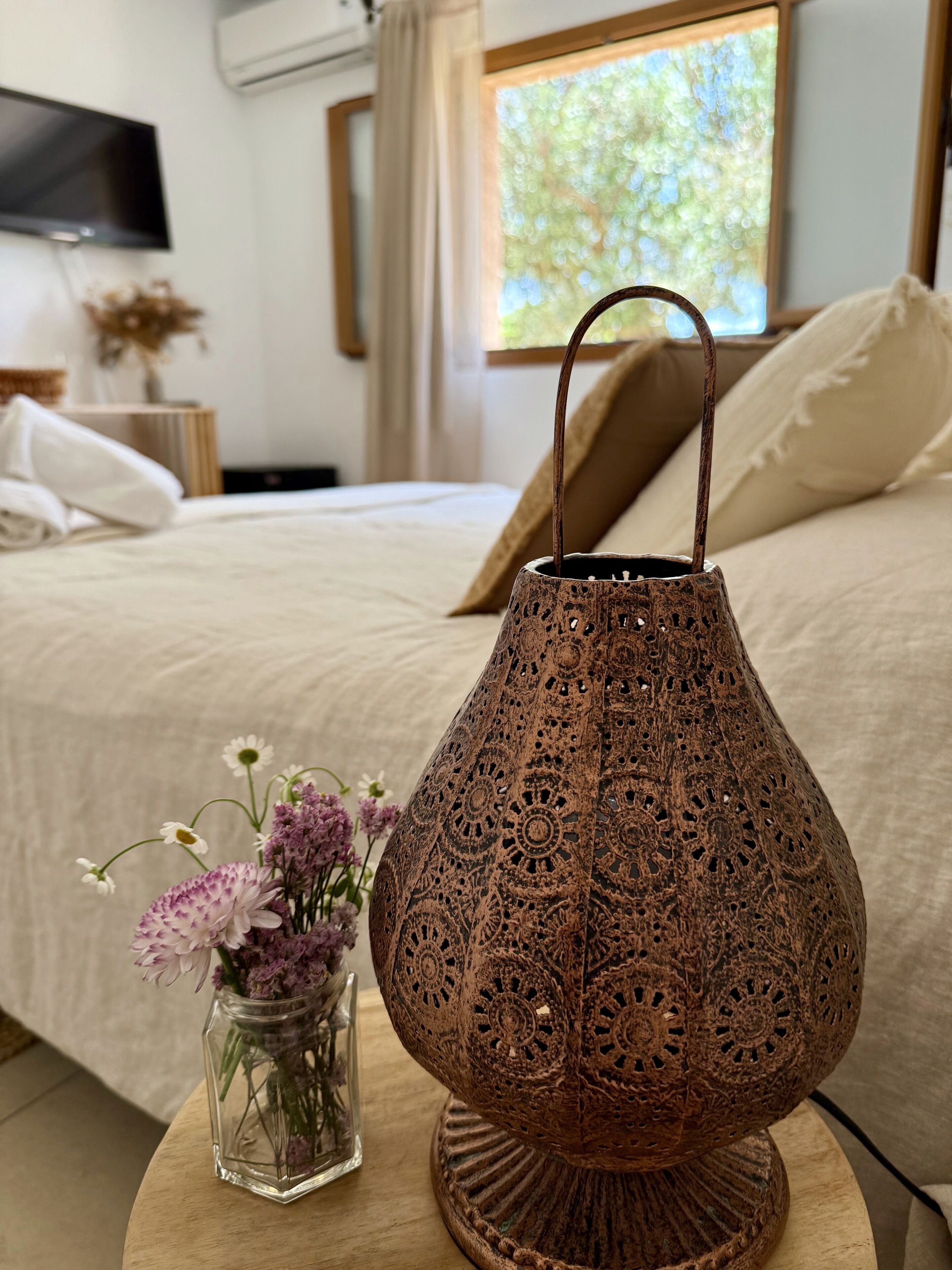 Comfort tweepersoonskamer, uitzicht op tuin | Een kluis op de kamer, verduisterende gordijnen, gratis wifi