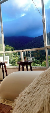 2 bedrooms, iron/ironing board, WiFi, bed sheets. Spectacular view of Christ the Redeemer - Best in Rio: peace, arts and nature ,