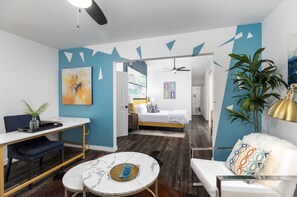 4 soveværelser, skrivebord, strygejern/strygebræt, gratis Wi-Fi