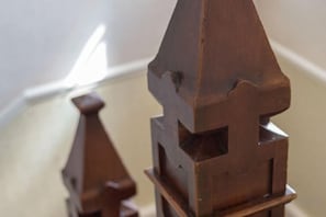 A close-up of a wooden architectural detail, possibly a part of a building's structure or furniture. - Arrochar Hotel 'a Bespoke Hotel' (Arrochar)