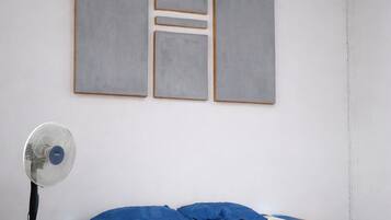 Family Double Room, 1 Bedroom | Laptop workspace, blackout drapes, bed sheets