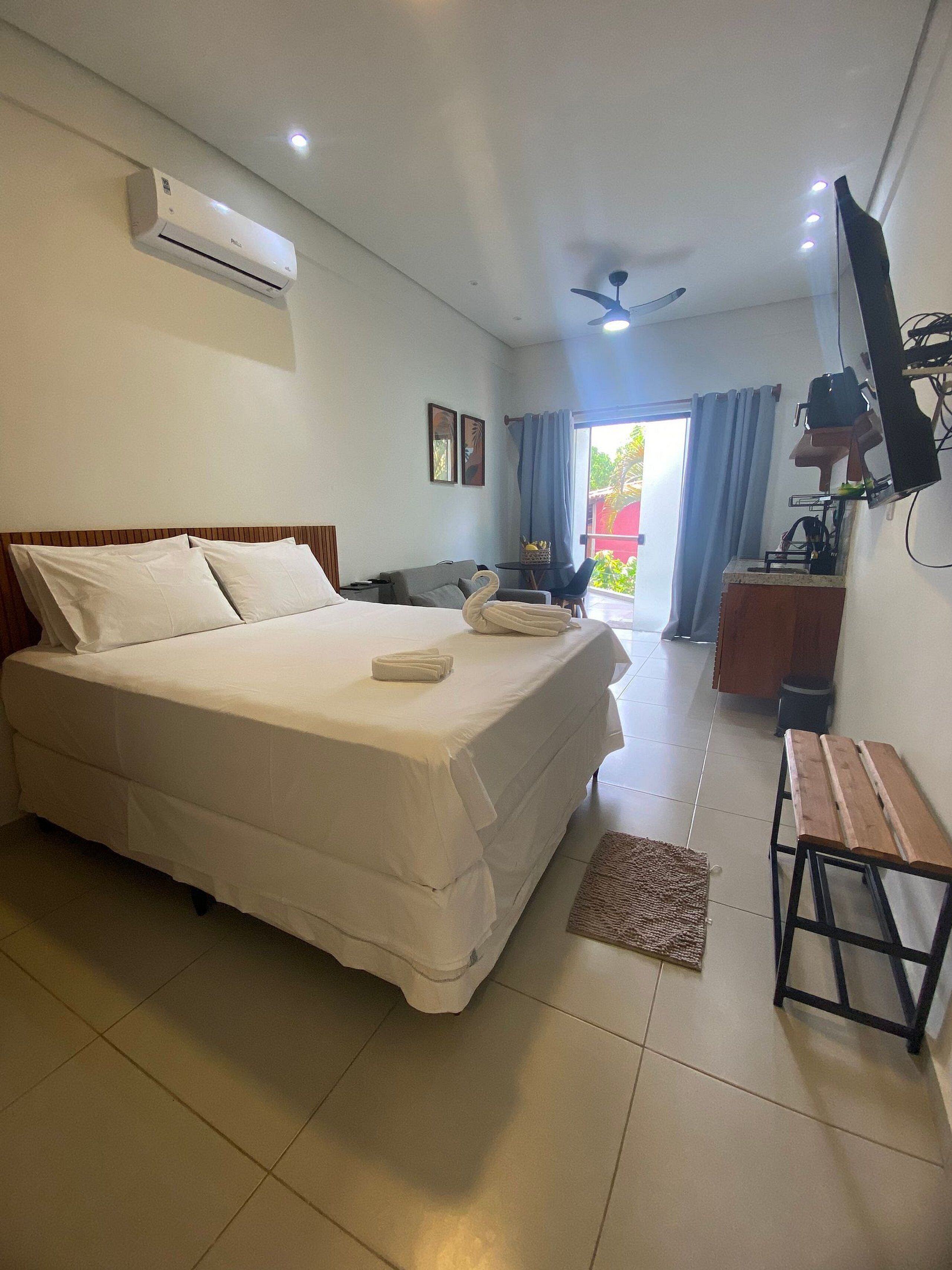 Exclusive-Apartment | 1 Schlafzimmer, Schreibtisch, laptopgeeigneter Arbeitsplatz