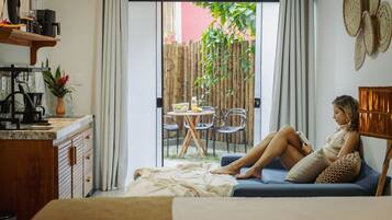 Apartment | 1 bedroom, desk, laptop workspace, iron/ironing board