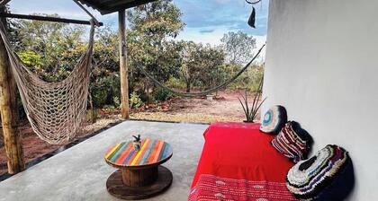 New house in the middle of the rustic savannah of Chapada dos Veadeiros