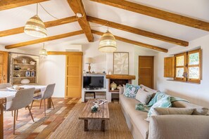 電視、壁爐、書籍