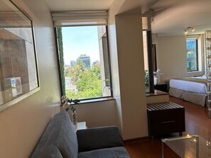 Standard Apartment (61 Excelente ubicación AC Metro) | Living area