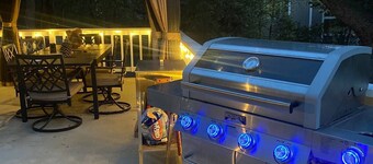 4-bed/ 3 BATH HOUSE in peaceful LAKE ARROWHEAD with WiFi, AC, HUGE BACKYARD