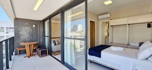 Apartamento conforto | 1 quarto, Wi-Fi de cortesia, roupa de cama