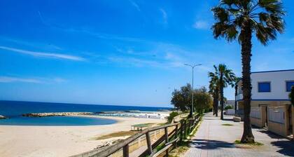 150 meters from the beach, lovely three-room apartment with terrace