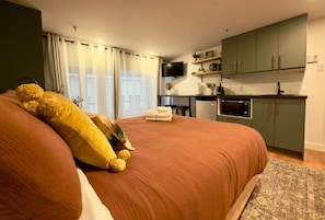 1 bedroom, iron/ironing board, free WiFi, bed sheets