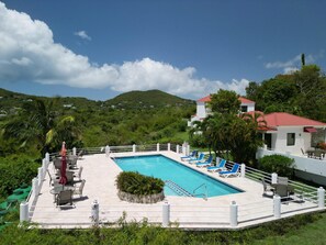 Pool - 2 bed, 2 bath with pool access overlooking Cruz Bay (Cruz Bay)
