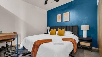 1 bedroom, desk, iron/ironing board, WiFi