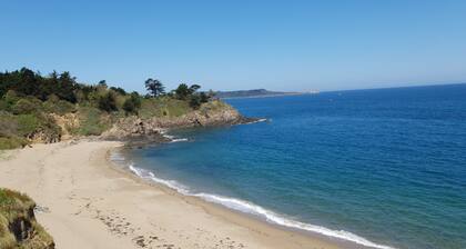 Mobile home with sea view and direct beach access
