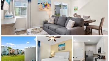 Townhouse, Beberapa Tempat Tidur, patio, pemandangan kebun (Flamingo Paradise) | 3 kamar tidur dan didekorasi berbeda-beda